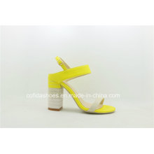 17ss New Arrival Chunky Heel Lady Sandal